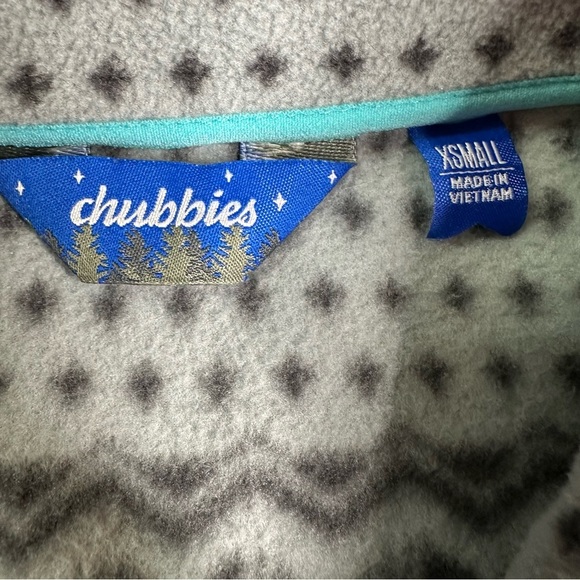 Chubbies Men’s Nordic The Bear Hug 1/4 Zip Pullover Fleece. Size X-Small - Picture 7 of 8